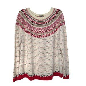 Talbots Women’s Fair Isle Sweater